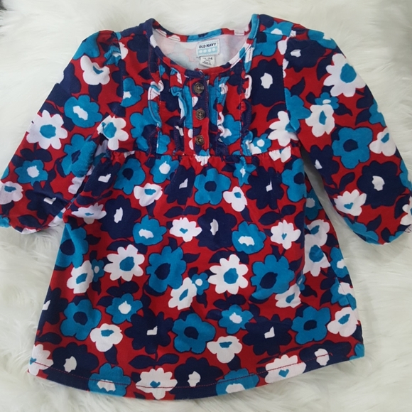 Old Navy Other - 🔥Corduroy Old Navy Flower Dress